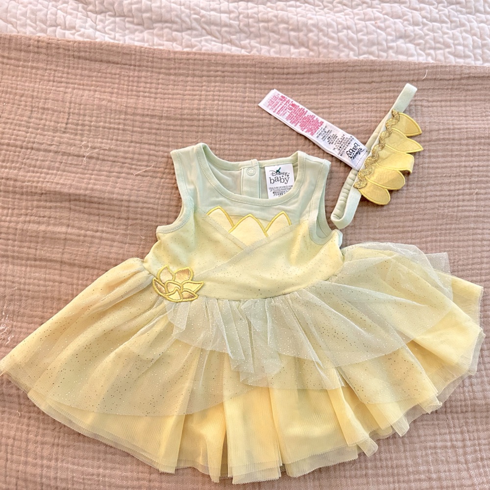 Disney princess Tiana dress with headband
